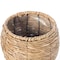 Vintiquewise Woven Round Flower Pot Planter Basket with Leak-Proof Plastic Lining- Small QI003832.S - alternate 2